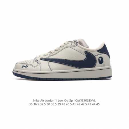 公司级 真标 耐克 Nike Air Jordan 1 Low OG SP Military Blue AJ1乔1 倒勾低帮篮球鞋 AJ1 乔丹1代 aj1 乔 - 点击图像关闭