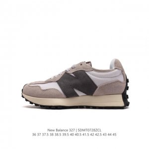 真标 Nb 新百伦 New Balance 327系列复古休闲运动慢跑鞋时尚男女运动鞋 以更纯粹的复古风格设计打造的全新造型 侧身还以解构设计，将 N 字标志以