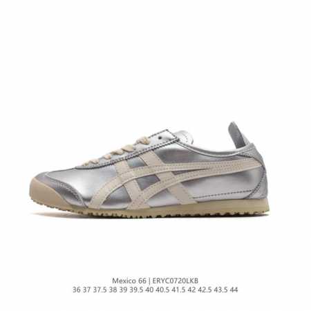 Asics 亚瑟士 男女鞋真标半码制 日产经典老牌-鬼塚虎 Onitsuka Tiger Mexico 66经典墨西哥系列复古经典百搭板鞋休闲运动鞋慢跑鞋。采用 - 点击图像关闭
