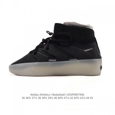 340 新品公司级 阿迪达斯Fear Of God X Adidas Athletics 系列 舒适百搭支撑 耐磨透气 中帮 篮球鞋。 Adidas Athle