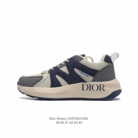 Dior 迪奥 高奢品牌 彰显高级气质 Dior 运动鞋低帮系列复古百搭休闲鞋时尚慢跑鞋厚底老爹鞋。 类型：男鞋 码数：39-44 编码：Jhzy0521 - 点击图像关闭