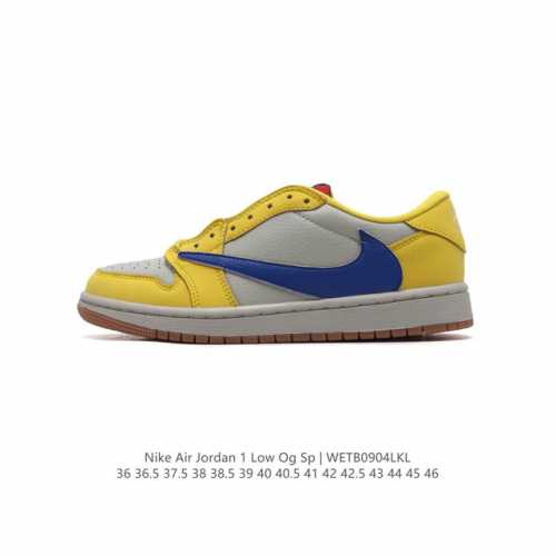 耐克 Nike Air Jordan 1 Low Og Sp Military Blue Aj1乔1 倒勾 低帮篮球鞋 Aj1 乔丹1代 Aj1 乔1 反向脚趾