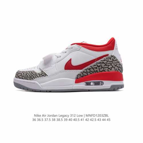 耐克 Aj 乔丹 Air Jordan Legacy 312 低帮运动鞋 Aj312 乔312百搭篮球鞋 酷炫混搭，谁人不爱？Air Jordan Legacy