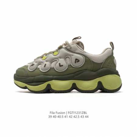 公司级 斐乐 男款老爹鞋 Fila Fusion 厚底增高百搭运动鞋 意大利百年经典运动品牌，网红单品 小红书推荐爆款 Fila斐乐新款小白鞋斐乐潮牌文化街头风 - 点击图像关闭