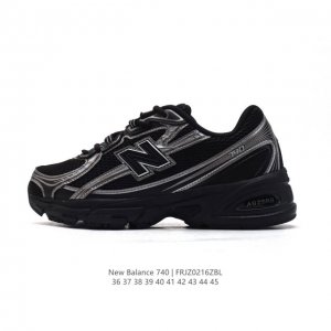200 【公司级】New Balance Mr740 Nb新百伦系列复古老爹风休闲运动慢跑鞋。采用轻质牛剖革拼接透气网眼衬垫织物鞋面材质 T-Beam大底提供足