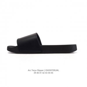 新品公司级 始祖鸟 Arcteryx Slipper系列 运动休闲 沙滩凉拖鞋 始祖鸟橡胶软底拖鞋 防滑一字拖鞋 一脚蹬男款 白色，舒适鞋底设计，重要的是不臭脚