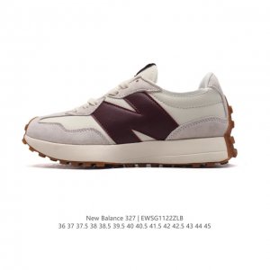 真标 Nb 新百伦 New Balance 327系列复古休闲运动慢跑鞋时尚男女运动鞋 以更纯粹的复古风格设计打造的全新造型 侧身还以解构设计，将 N 字标志以