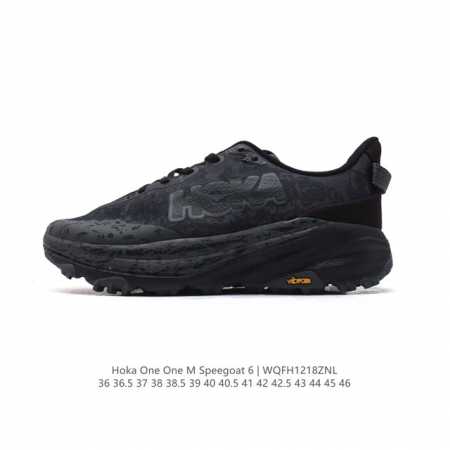 公司级 Hoka One One Speedgoat 6 飞速羚羊6 飞速羚羊系列的第六代越野跑鞋男女士运动鞋，鞋款采用动态鞋面与内部支撑系统，并搭载hoka久 - 点击图像关闭