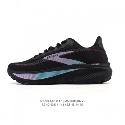 新品公司级 布鲁克斯Brooks Ghost 幽灵 17 经典鞋款厚底增高运动老爹鞋，Max 坐垫。搭载 Dna Loft V3 氮气超临界发泡中底，前掌厚度