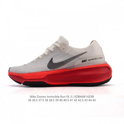 真标 耐克 Nike Zoomx Invincible Run Fk 3 机能风格运动鞋 厚底增高老爹鞋，最新一代的Invincible 第三代来了！首先鞋面采