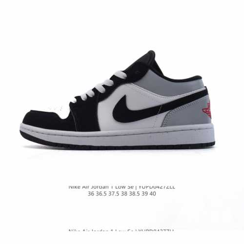 耐克 乔丹Air Jordan 1 Low Aj1 乔1 乔丹1代Aj1 低帮复古文化休闲运动篮球鞋。从1985 年面世的元年款汲取设计灵感，采用简洁大方的经典