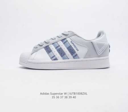 公司级阿迪达斯 Adidas Superstar 三叶草经典贝壳头系列 新款休闲板鞋潮流男女士运动鞋 鞋面织物材质 标志性的贝壳鞋头 锯齿三条纹 简约的线条 就 - 点击图像关闭