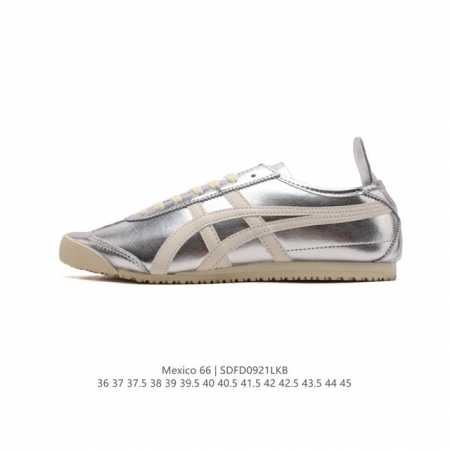 真标 Asics 亚瑟士 男女鞋真标半码制 配足弓鞋垫 日产经典老牌-鬼塚虎 Onitsuka Tiger Mexico 66经典墨西哥系列复古经典百搭板鞋休闲 - 点击图像关闭