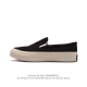 converse 匡威 男女鞋真标硫化工艺日版限定，匡威converse Deck Star Slip On 67 Black White 低帮帆布休闲一脚蹬懒