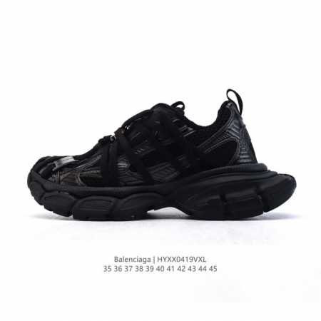 公司级 巴黎世家 Balenciaga 3Xl Sneakers 巴黎世家 十代网布系带低帮走秀复古老爹运动鞋 透气网纱 网面 材料和聚氨酯 磨损效果 鞋头边缘 - 点击图像关闭