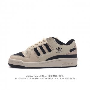 Adidas 阿迪达斯 Forum 84 Low Shoes 饰有摩登细节的forum 经典板鞋运动鞋休闲篮球运动鞋。当adidas Forum篮球鞋初次登上球