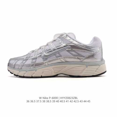 耐克 Nike 男女子休闲运动鞋 P-6000Premium 轻便舒适透气防滑缓震耐磨跑步鞋。P-6000 是一款植根于 0 年代风格的混合款式，让人想起去年再