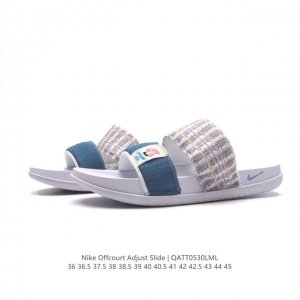 耐克 Nike Offcourt Adjust Slide 男女子拖鞋缓震 夏季 一字拖 沙滩运动防水凉拖鞋 家居休闲拖鞋 类型：男女鞋 尺码：36-45含半码