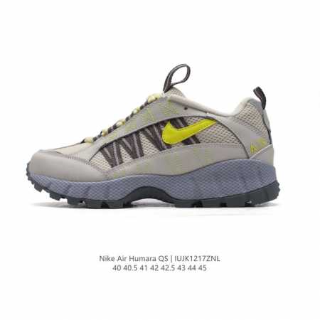 公司级 耐克 Nike 男士跑步鞋air Humara Qs 舒适耐磨透气缓震防滑抓地经典款休闲运动鞋，材质使用麂皮、帆布两种面料覆盖，视觉效果十分出众。采用极 - 点击图像关闭