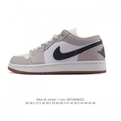 耐克 乔丹Air Jordan 1 Low Aj1 乔1 乔丹1代Aj1 低帮复古文化休闲运动篮球鞋。该鞋款从 1985 年元年款汲取设计灵感，焕新演绎简约经典