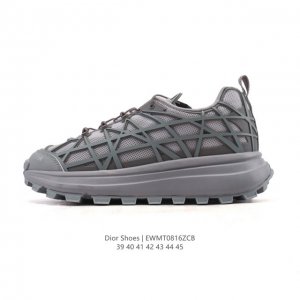 公司级 Dior 迪奥 高奢品牌 彰显高级气质 Dior 运动鞋低帮系列复古休闲鞋时尚慢跑鞋厚底老爹鞋圆头系带 运动跑鞋 生活休闲鞋 男女同款 时髦单品 时尚百