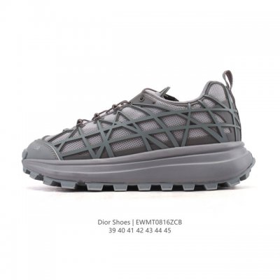 公司级 Dior 迪奥 高奢品牌 彰显高级气质 Dior 运动鞋低帮系列复古休闲鞋时尚慢跑鞋厚底老爹鞋圆头系带 运动跑鞋 生活休闲鞋 男女同款 时髦单品 时尚百
