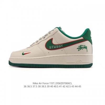 公司级 Af1耐克 Nike Air Force 1 ‘07 Low 空军一号 小白鞋 厚底增高百搭运动板鞋 原楦头原纸板 打造纯正空军版型，专注外贸渠道 全掌