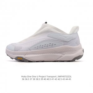 新品公司级 Hoka One One Project Transport 舒适 防滑耐磨 低帮 生活休闲鞋 男女同款 黑色这双鞋也是Hoka提倡环保主义的一双鞋