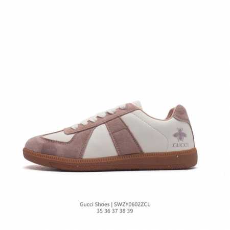 Gucci 古奇 小白鞋 古驰奢侈品女运动鞋休闲鞋子 经典耐穿复古感满满的gucci满印板鞋 生胶底 经典爆款。经典款的鞋子是最适合用来搭配的，不管是出街还是约 - 点击图像关闭