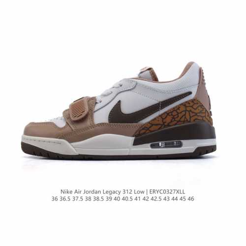 260 【公司级】耐克 Aj 乔丹 Air Jordan Legacy 312 低帮运动鞋 Aj312 乔312百搭篮球鞋 酷炫混搭，谁人不爱？Air Jord