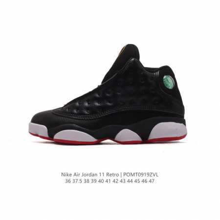 耐克 Nike Air Jordan 13 Retro 高帮 Aj13 乔丹13代 乔丹篮球鞋系列运动鞋，Airjordan 13以黑豹的风格制成，从猫咪般的反 - 点击图像关闭