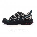 新品公司级 Salomon萨洛蒙 Xa Pro 3D 户外运动 网布减震防滑透气 低帮跑步鞋 男女同款 沙场灰#萨洛蒙Xapro3D 大面积的织物材质让质感超级