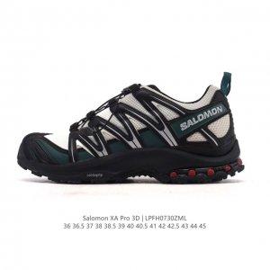 新品公司级 Salomon萨洛蒙 Xa Pro 3D 户外运动 网布减震防滑透气 低帮跑步鞋 男女同款 沙场灰#萨洛蒙Xapro3D 大面积的织物材质让质感超级