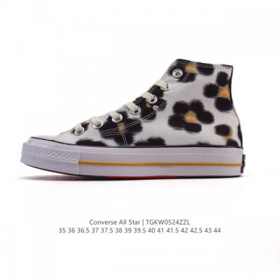 converse All Star 高帮男女士运动鞋 一星匡威全明星复古 休闲百搭板鞋 经典透气帆布 印花鞋面慢跑鞋 这个系列是匡威最古老的系列了 是匡威品牌公