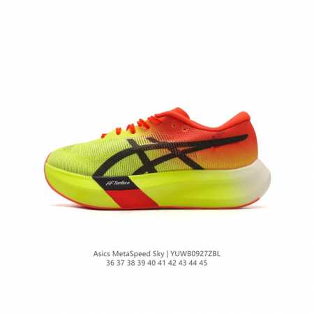 公司级 Asics亚瑟士全新碳板竞速跑鞋，Metaspeed Sky马拉松缓震跑步鞋 亚瑟士asics Metaspeed Sky 是一款专业级出色的碳纤维板跑 - 点击图像关闭