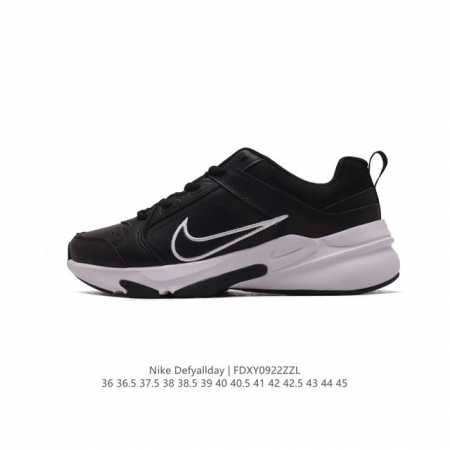 二层皮 Nike耐克官方defyallday男女子训练鞋透气缓震部分皮面健身 男女同款训练鞋。皮革鞋面搭配橡膠抓地機能鞋底，打造耐久設計，經得住嚴峻訓練的重重考 - 点击图像关闭