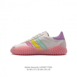 小红书爆款 原鞋独立模具开发#阿迪达斯 Adidas Kamanda X Country 小yeezy 生胶刺头底 秀气大方的鞋型 气质修身。以现代设计融合复古