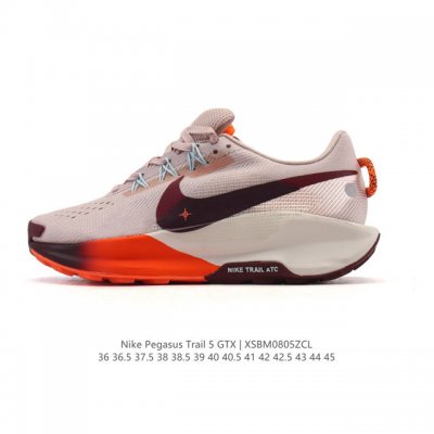 耐克 Nike Pegasustrail5 男女款越野跑步鞋夏新款耐克飞马该鞋款搭载出众回弹的 Reactx 泡绵中底，多种地面，皆可轻松驾驭。采用别致设计。上