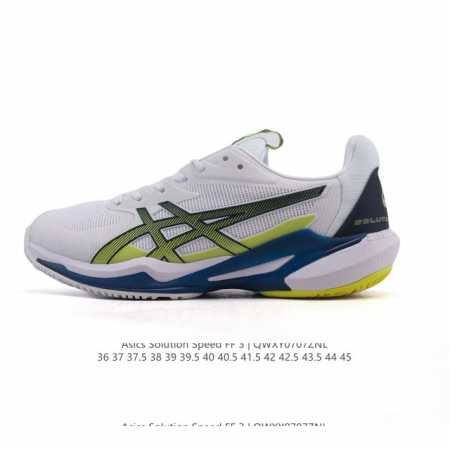 新品公司级 亚瑟士Asics Solution Speed Ff 3网球鞋Asics亚瑟士男女运动鞋专业网球鞋透气防滑厚底增高老爹鞋，这款鞋款搭载了创新的Pre - 点击图像关闭