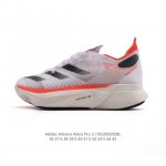 公司级 阿迪达斯男女同款运动鞋 加碳柱 2025年新款 Adizero Adios Pro 3专业长跑跑步鞋 厚底增高运动老爹鞋。Y-3 Adios Pro 3