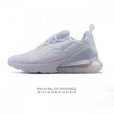 耐克 Nike Air Max 270 后半掌气垫缓震运动鞋时尚男女士跑步鞋 。作为 Nike 休闲型 Air Max 鞋款，Nike Air Max 270