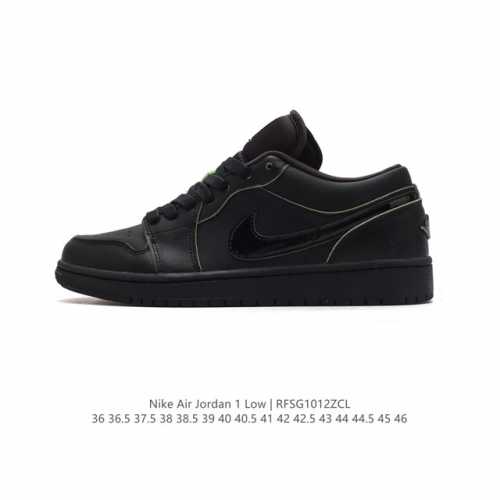 头层皮 耐克 乔丹air Jordan 1 Low Aj1 乔1 乔丹1代aj1 低帮复古文化休闲运动篮球鞋。从1985 年面世的元年款汲取设计灵感，采用简洁大