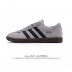 新品 阿迪达斯 Adidas Stadt 舒适透气 百搭潮流 复古时尚 德训鞋 柔软舒适 防滑耐磨 低帮 运动板鞋 男女同款。休闲鞋特色：设计师大胆选择粉色打底