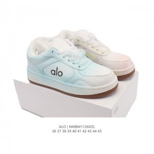 公司级 Alo Yoga Recovery Mode 舒适简约小白鞋 防滑耐磨 低帮 厚底增高运动板鞋 男女款 明星圈很火的Alo真的很贵气 质感一绝 这鞋轻便