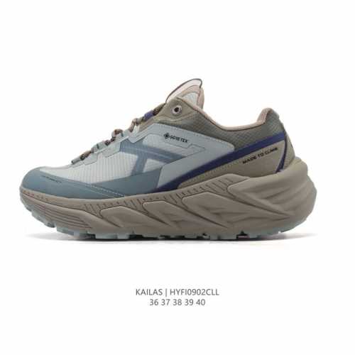 新品公司级 凯乐石 Kailas 防水透气缓震防滑 轻量化设计徒步鞋登山鞋大坡王陡坡稳定跑山 Tpu网布减震轻便透气防侧翻防滑 低帮 超强抓地力登山跑步鞋 男女