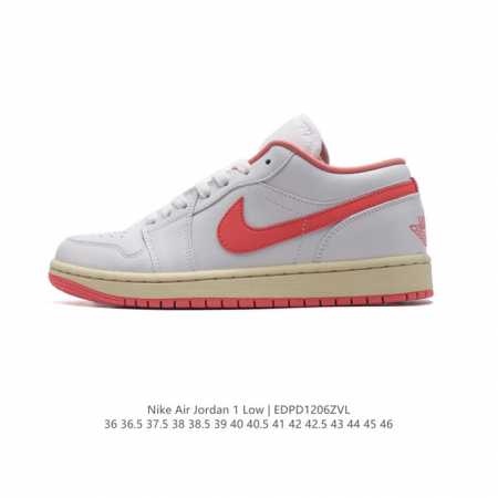 耐克 乔丹air Jordan 1 Low Aj1 乔1 乔丹1代aj1 低帮复古文化休闲运动篮球鞋。该鞋款从 1985 年元年款汲取设计灵感，焕新演绎简约经典 - 点击图像关闭