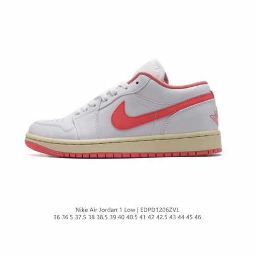 耐克 乔丹air Jordan 1 Low Aj1 乔1 乔丹1代aj1 低帮复古文化休闲运动篮球鞋。该鞋款从 1985 年元年款汲取设计灵感，焕新演绎简约经典