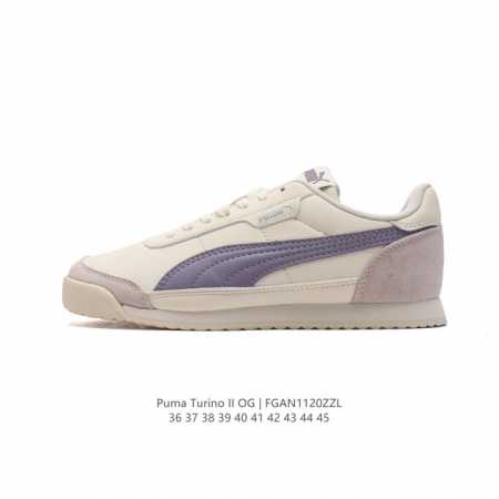 Puma 彪马 Turino Ii Og 男女款运动休闲跑步鞋，设计灵感汲取于足球运动，名字中的turino源自意大利名称都灵。Softfoam鞋垫加持，以记忆 - 点击图像关闭