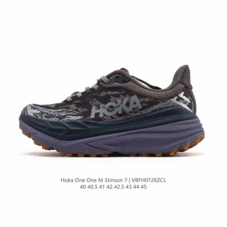 公司级 Hoka One One跑步鞋男士户外 Stinson Atr 7 防滑抓地灵敏抗冲击徒步休闲鞋 夏季斯廷森厚底增高老爹鞋 7全地形越野跑鞋Stinso - 点击图像关闭