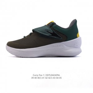 新品公司级 库里Ua 福克斯一代 Ua Curry Fox 1签名款运动篮球鞋Curry Fox 1设计简洁轻快，狐狸尾巴魔术贴非常显眼，鞋款延用了 Curry